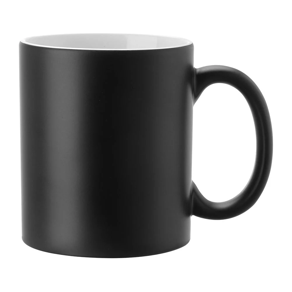 11oz Colour Changing Matte Mug Black + Gift box - Image 4