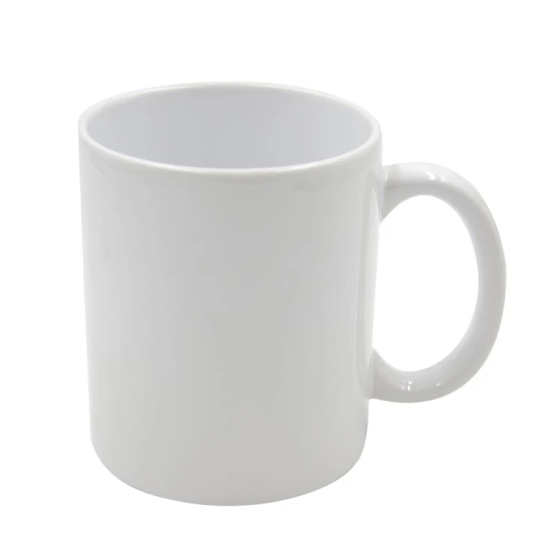 11oz White Polymer Unbreakable Mug - Image 3
