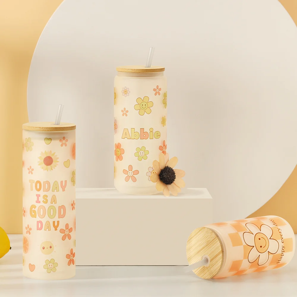 16OZ Double wall Glass Tumbler - Matt - Image 4