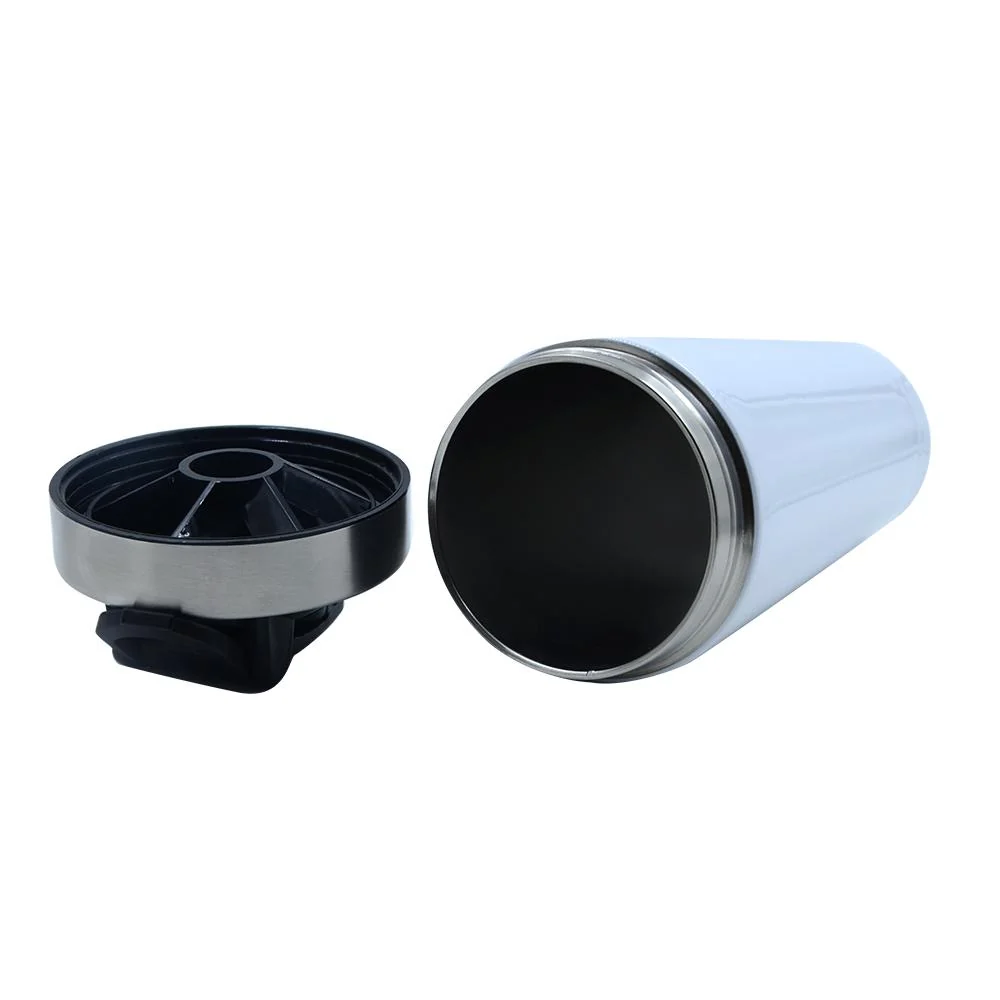 500ml Aluminium Shaker Bottle - White - Image 4