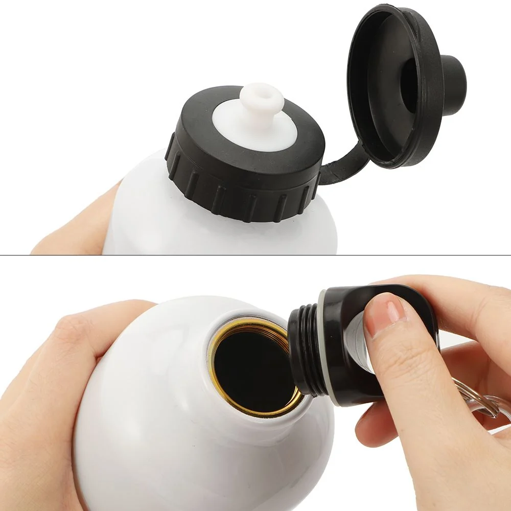 Aluminium Water Bottle 500ml White - Image 6