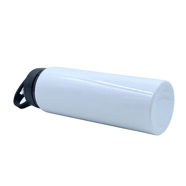 600ML-Portable Aluminium Bottle-White - Image 3