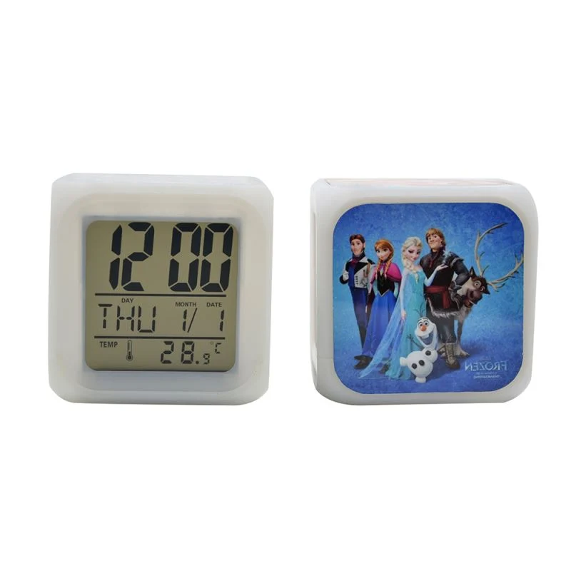 Digital LED Alarm Clock - Light up colours - Image 8