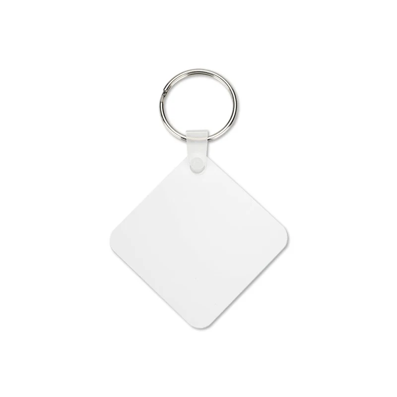 Aluminium Square Keyring 50mm - Double Sided - Image 2