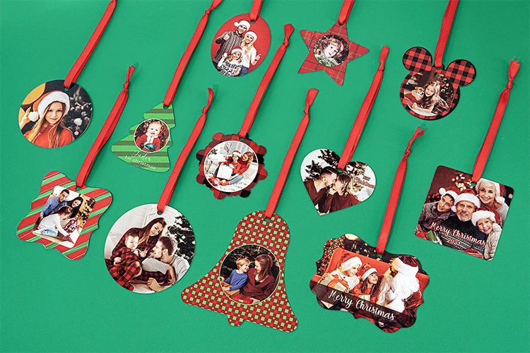 Aluminium Xmas Decoration - Double Sided - Bell - Image 5