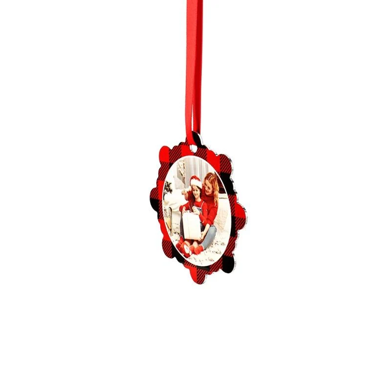 Aluminium Xmas Decoration - Double Sided - Snowflake - Image 3