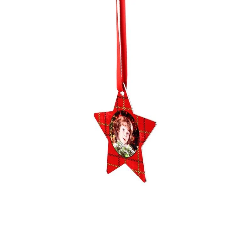 Aluminium Xmas Decoration - Double Sided - Star - Image 3