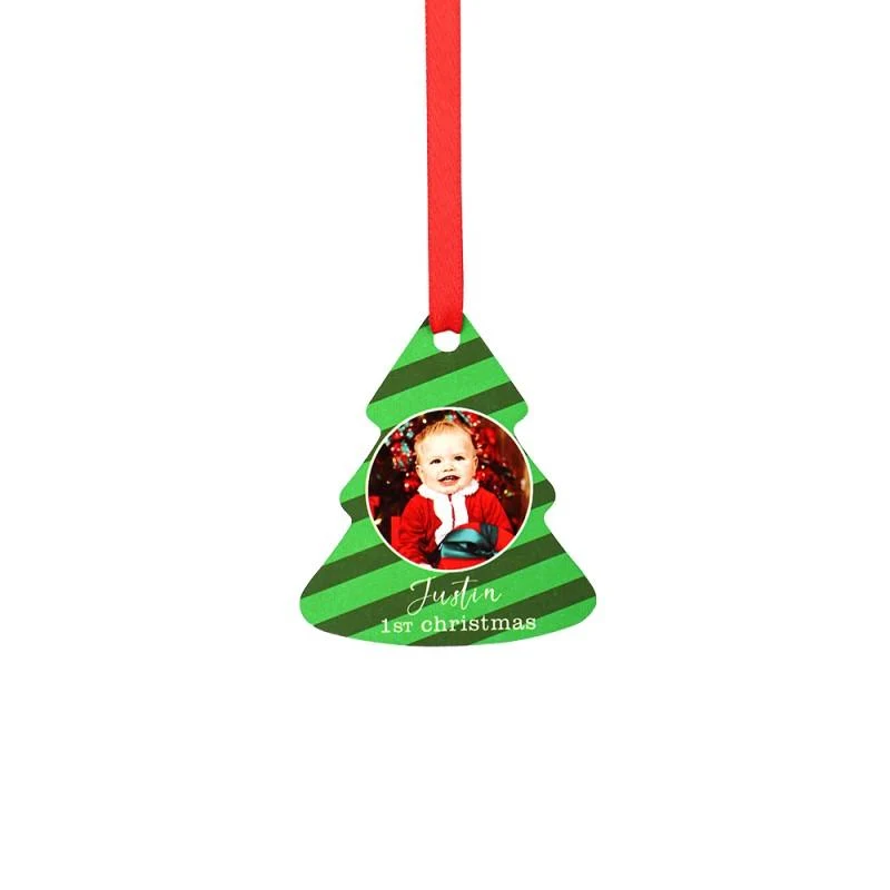 Aluminium Xmas Decoration - Double Sided - Tree