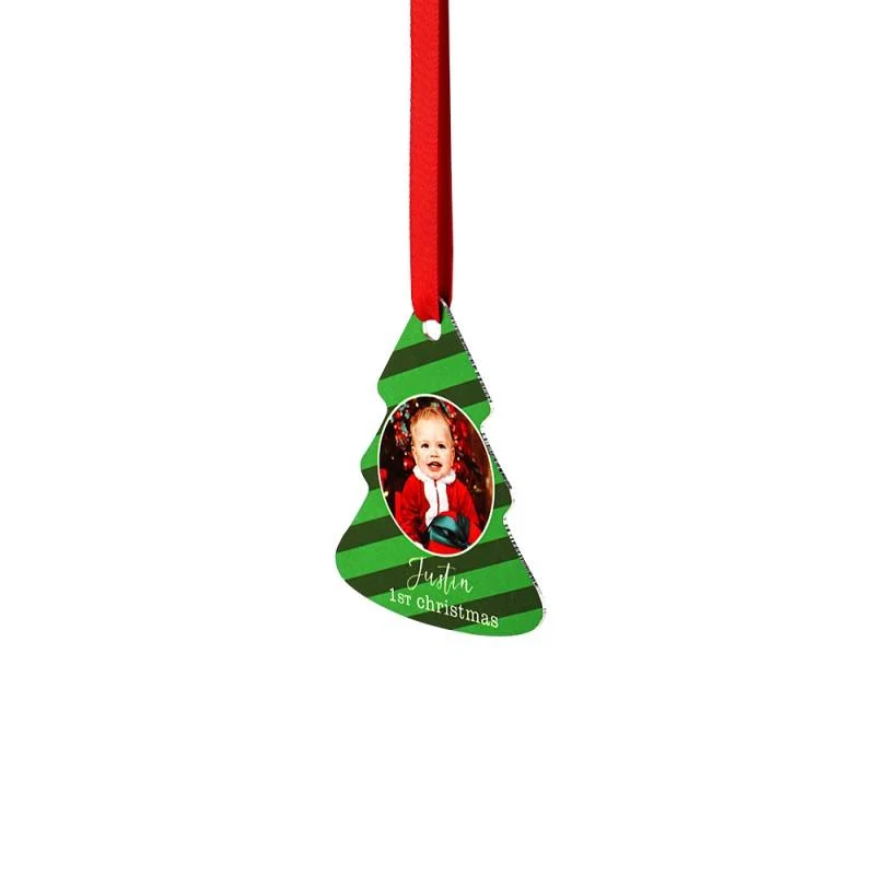 Aluminium Xmas Decoration - Double Sided - Tree - Image 3