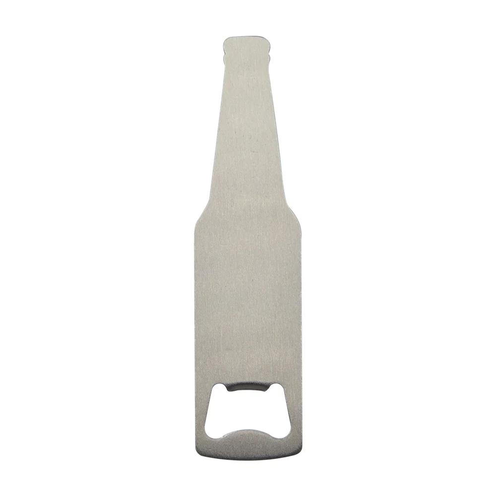 Bottle Shaped bottle opener - Silver - Image 2