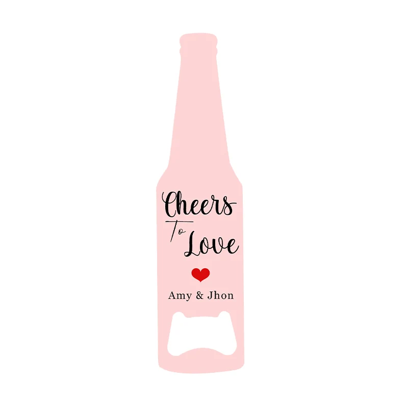 Bottle Shaped bottle opener - White - Image 3