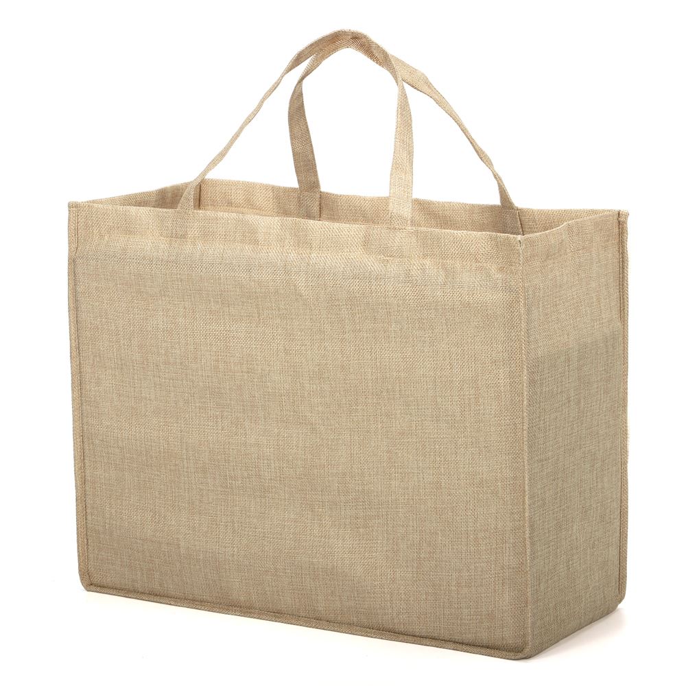 Burlap Tote Bag Natural - 43 x 34 x 19 cm - Image 3
