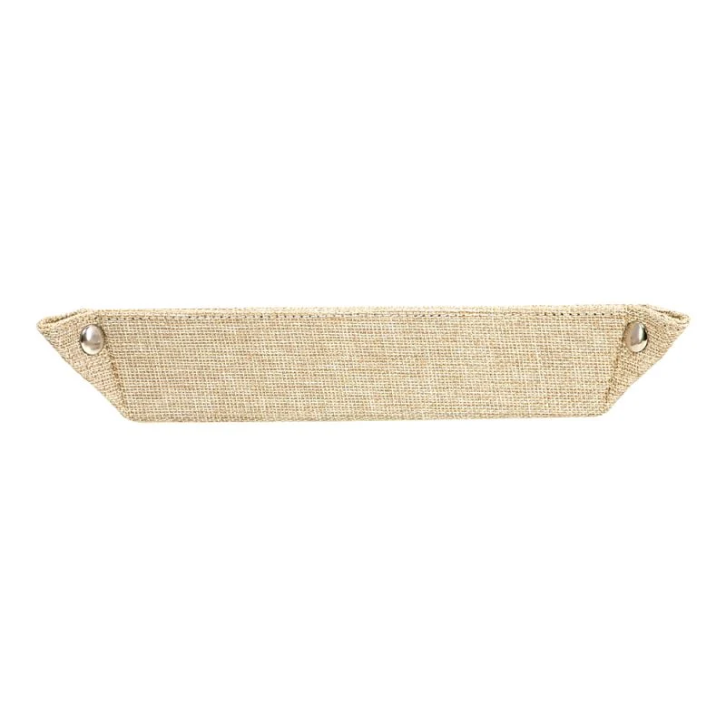 Burlap Square Snap Up Tray - Large - Image 3