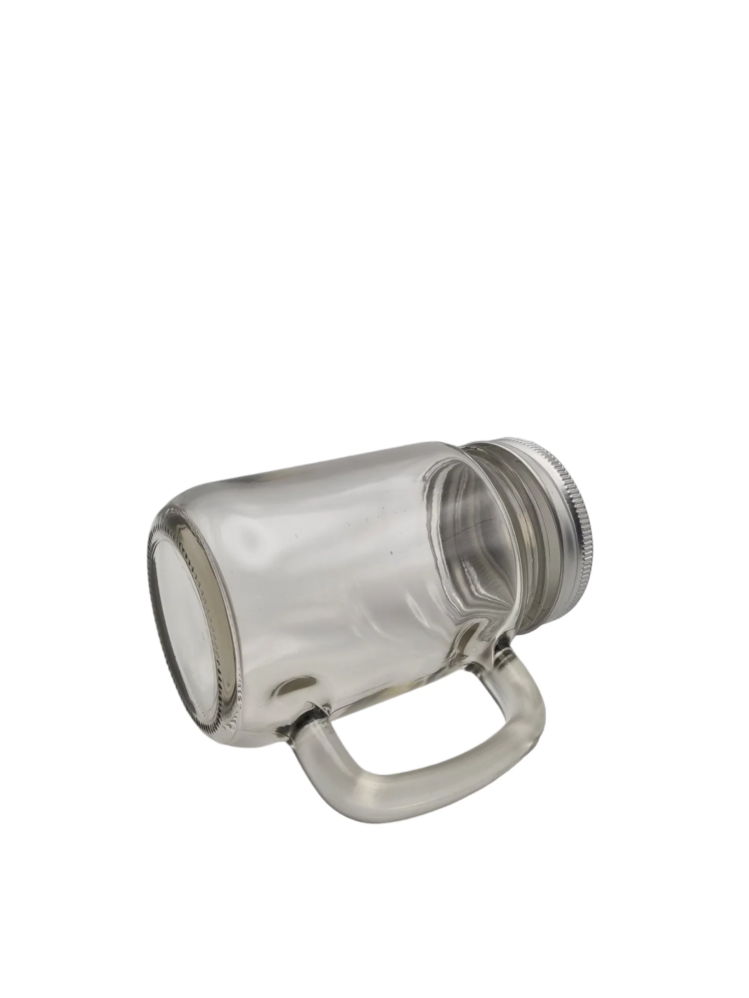 Glass Mason Jar with straw - Image 4