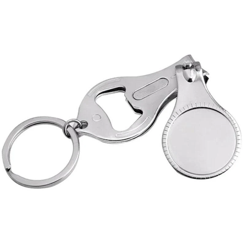 Nail Clippers - Bottle opener - Nail file - Keyring - Image 2