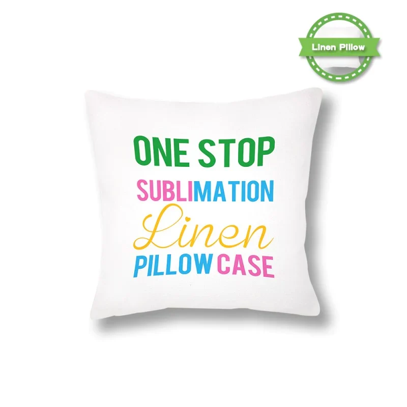 Linen Cushion Pure white - 30 x 30