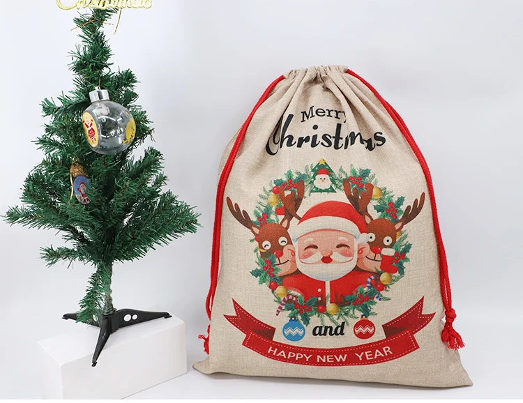 Faux Burlap Sack - 50 x 66 cm - Image 6