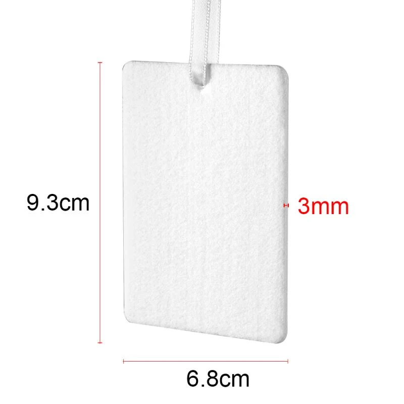 Felt Air Freshener - Rectangle - Sheet of 8 - Image 2