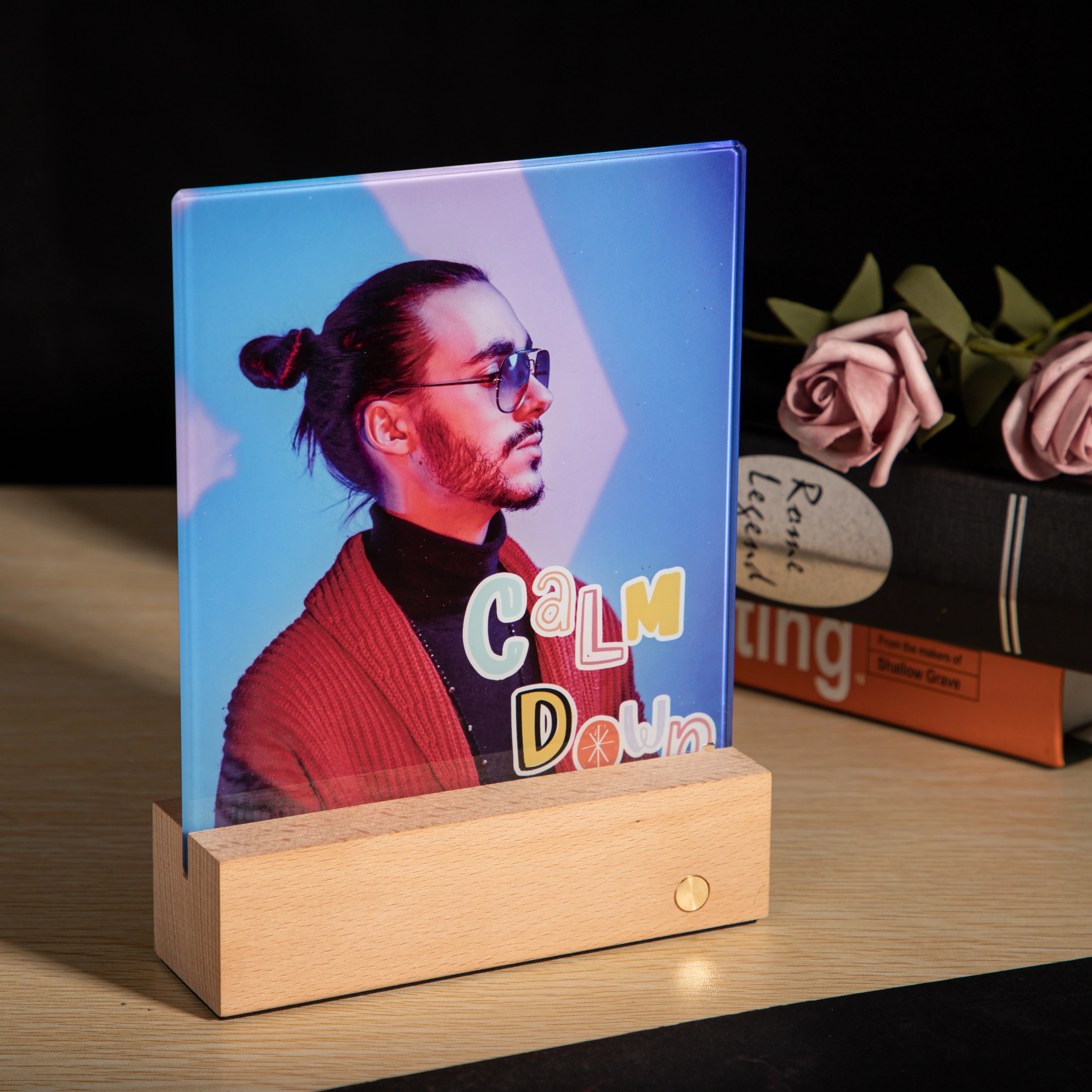 Glass Photo panel with LED Base - Image 7