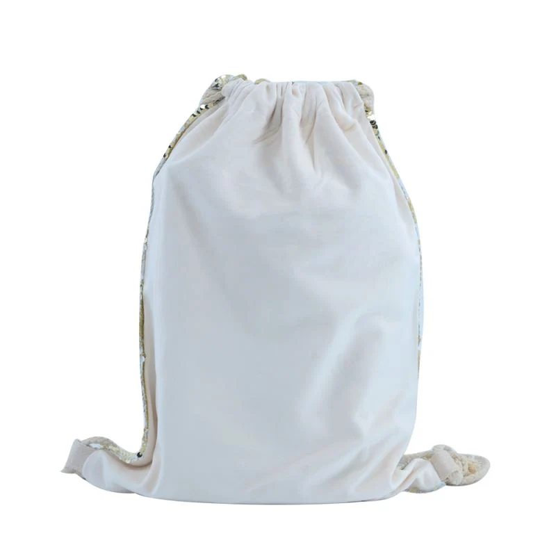 Gold Sequin drawstring bag - 34 x 45 cm - Image 6