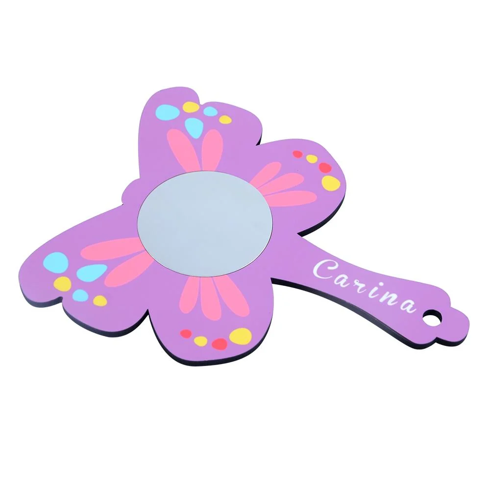 Kids MDF Handheld Mirror - Butterfly - Image 4