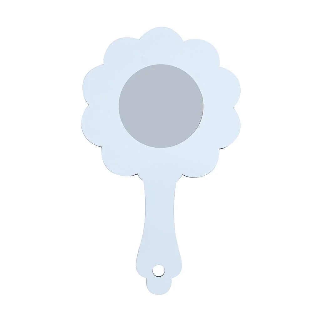 Kids MDF Handheld Mirror - Flower - Image 3