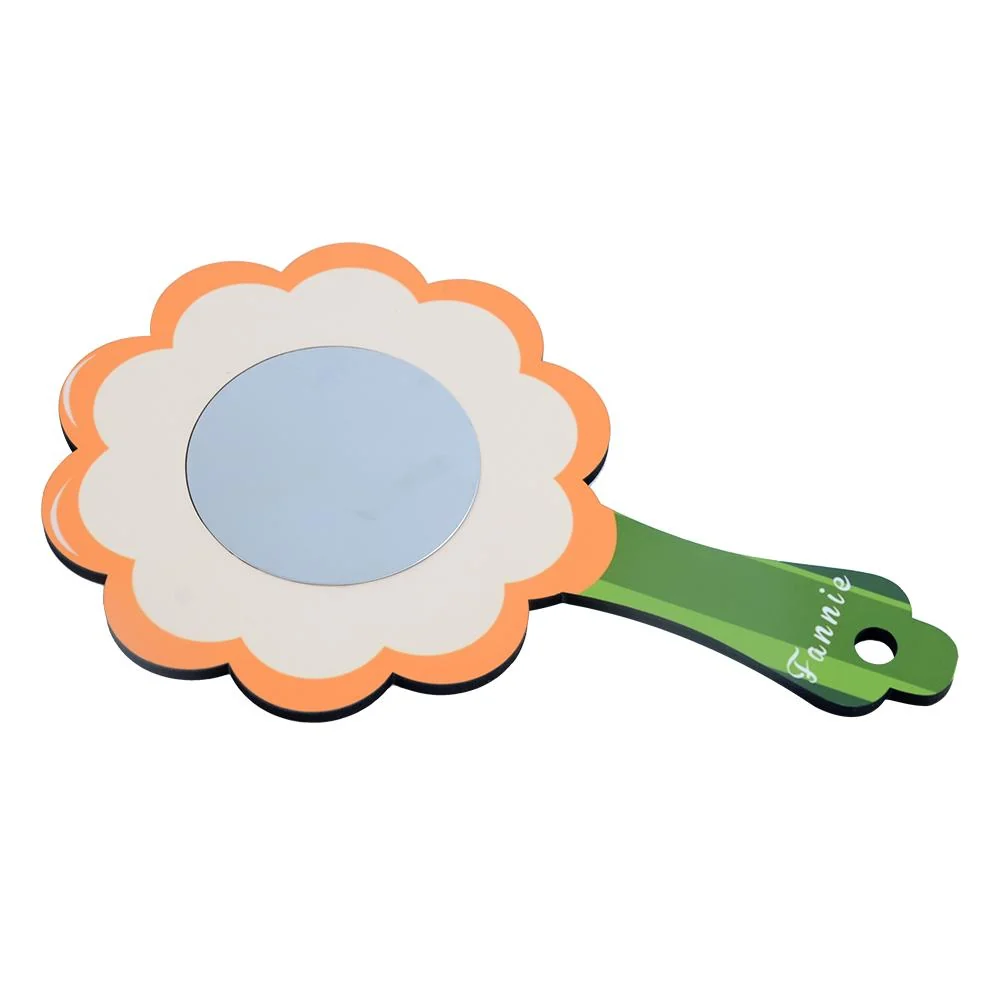 Kids MDF Handheld Mirror - Flower - Image 7