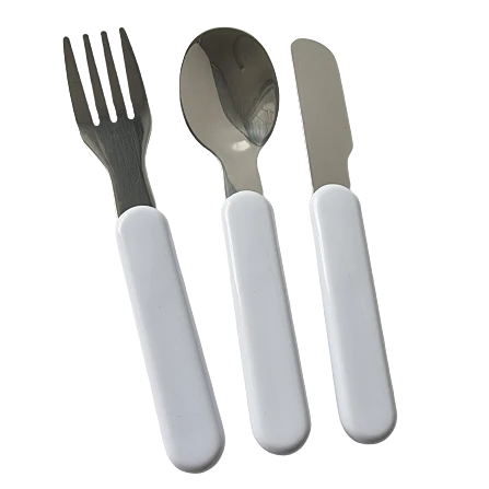 Kids Polymer Steel Knife, Fork and Spoon Cutlery Set