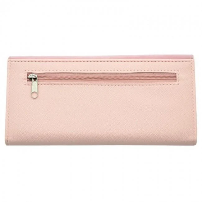 Large Leather Purse - Pink + giftbox - Image 4