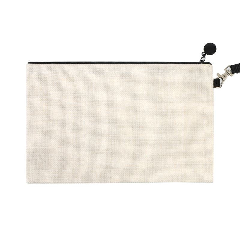 Linen Cosmetic Pouch - 15 x 24 - Image 3