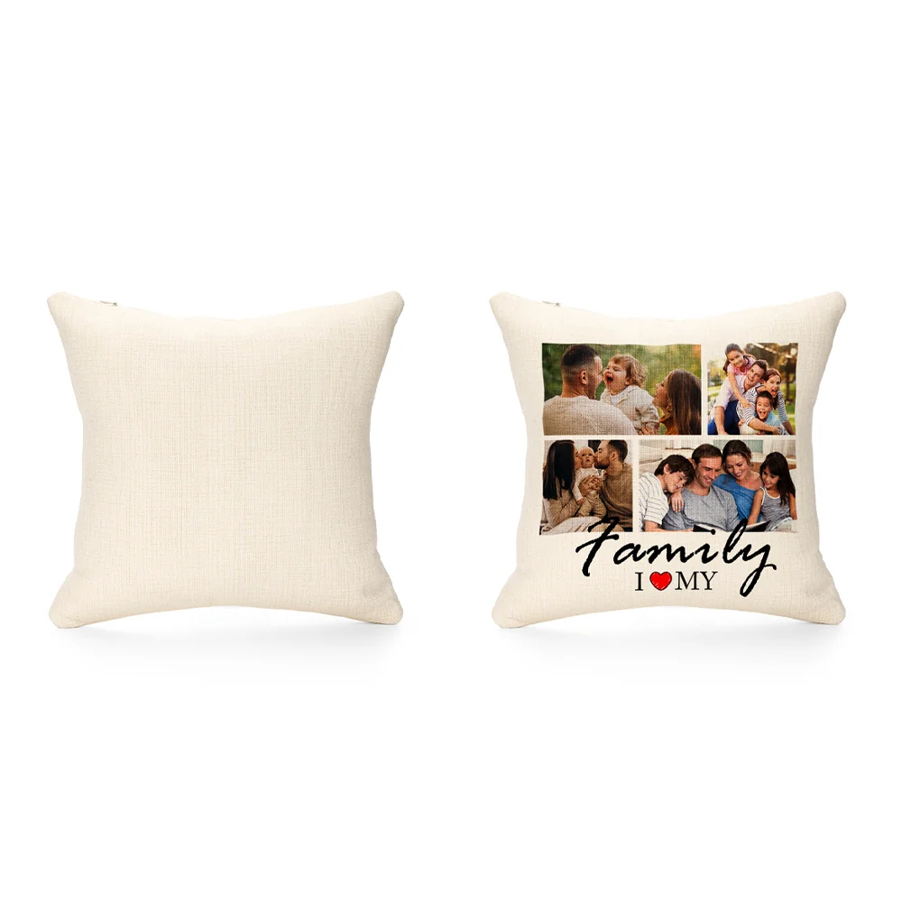 Linen Cushion Cover 40 x 40 - Image 3