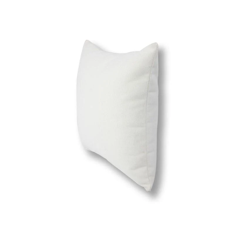 Linen Cushion Cover White 30 x 30 - Image 5