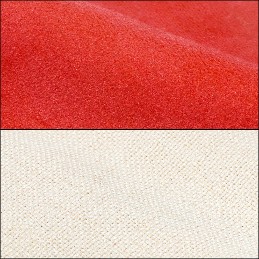 Linen Red Christmas Stocking - 30 x 45 cm - Image 5