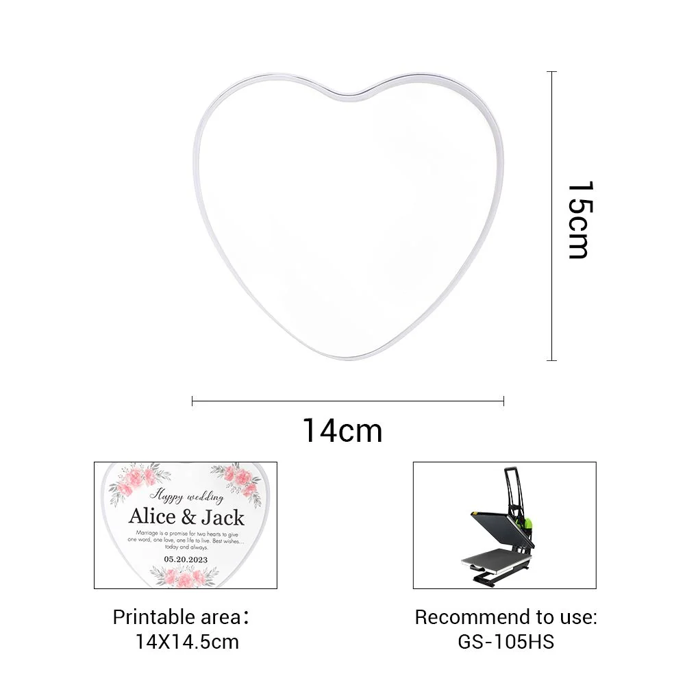 Love Heart Metal Tin - White - Image 5