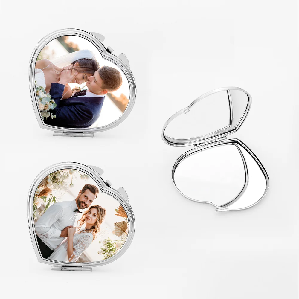Love Heart Pocket Mirror - Image 3