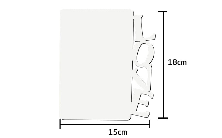 Love MDF Photo Panel 5 x 7 - Image 3