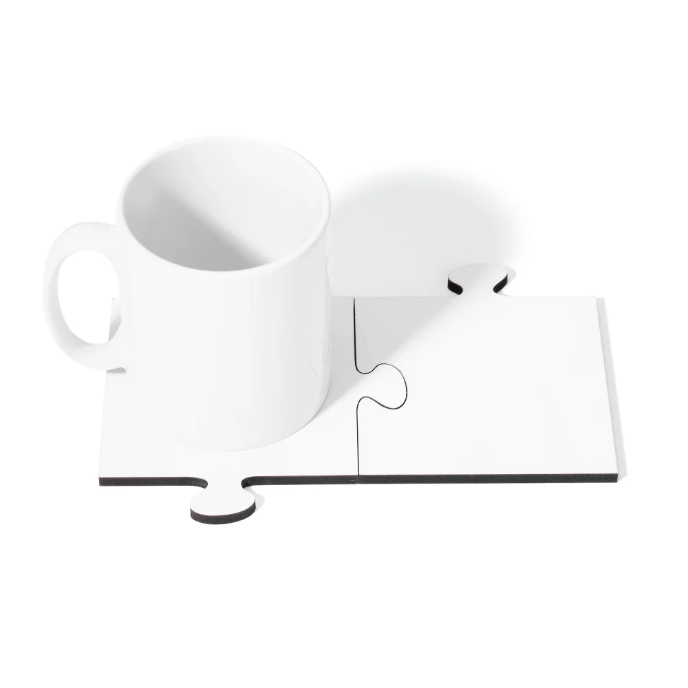 MDF Couple Coaster Set - Single Side Printable - 20 x 12cm x 5mm - 2pcs - Image 4