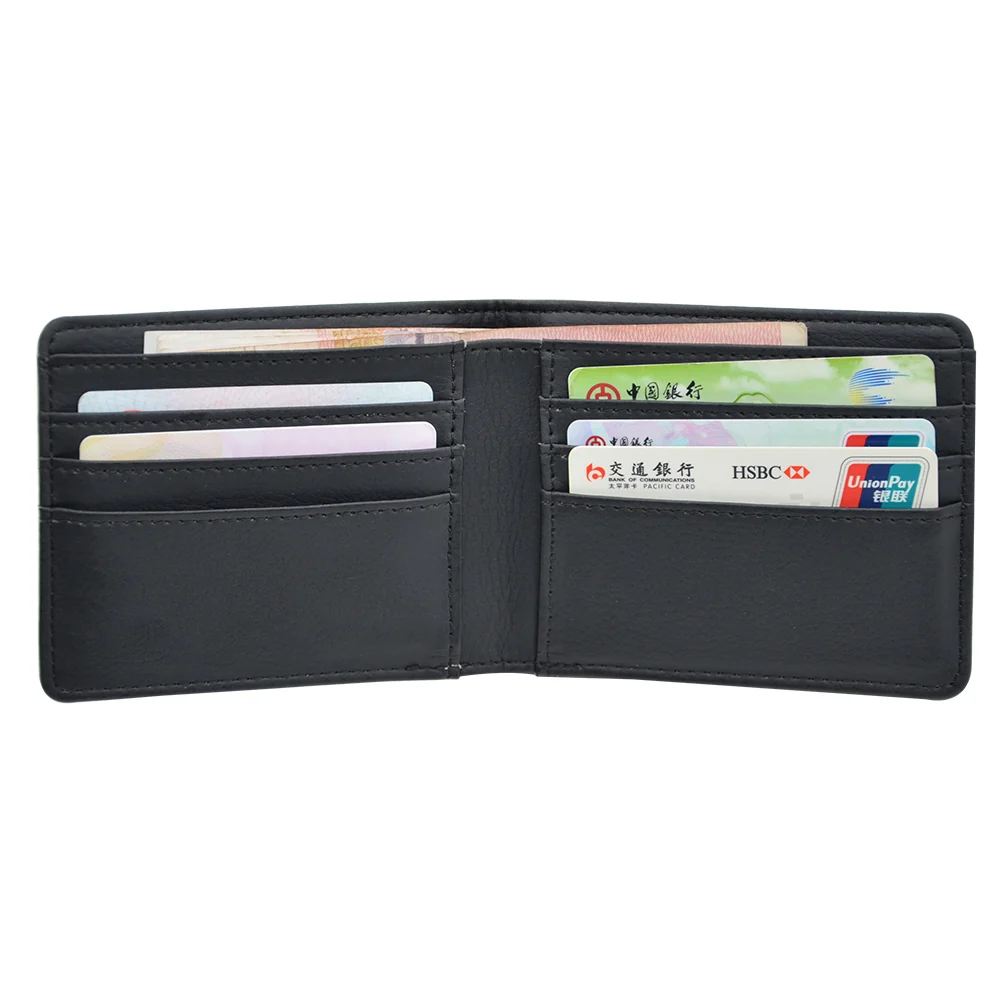Men's PU Wallet with Pocket and gift box - Image 3