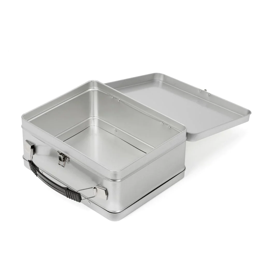 Metal Lunch Box - Silver - Image 3