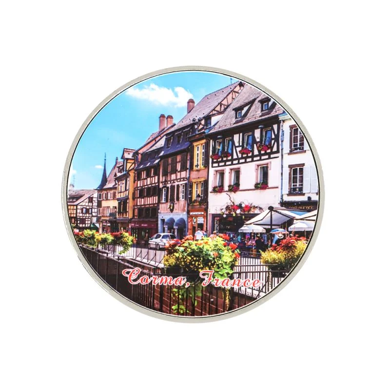 Metal Round Fridge Magnet - Image 3