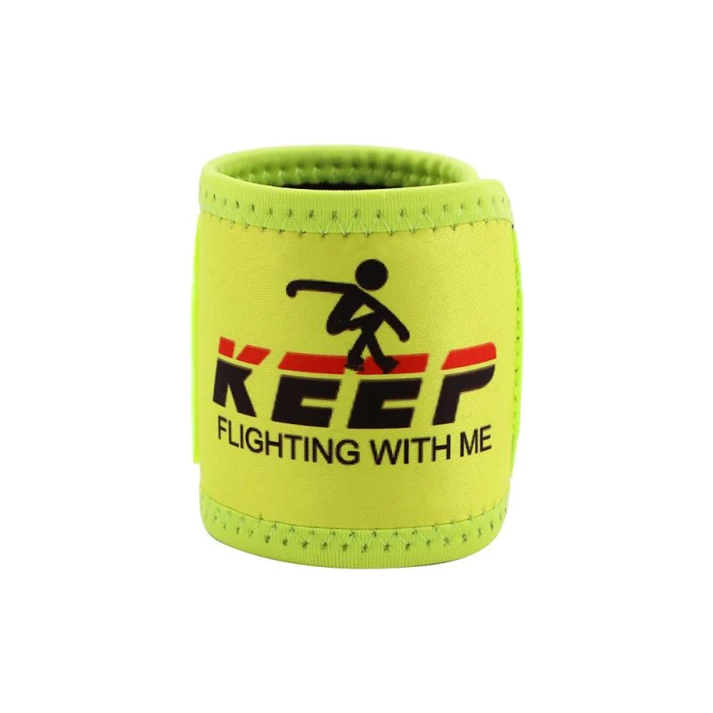 Neoprene Wrist Band Pair - Neon Green - Image 3