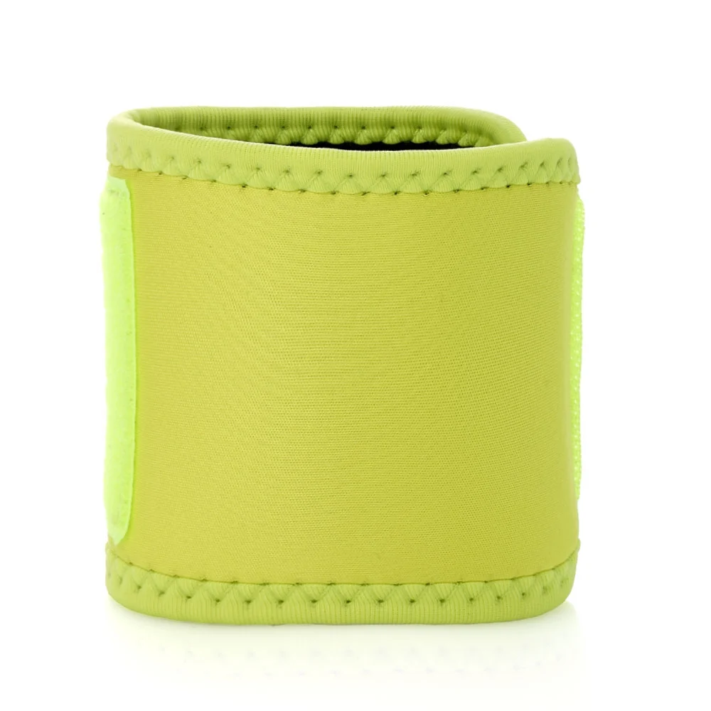 Neoprene Wrist Band Pair - Neon Green - Image 4