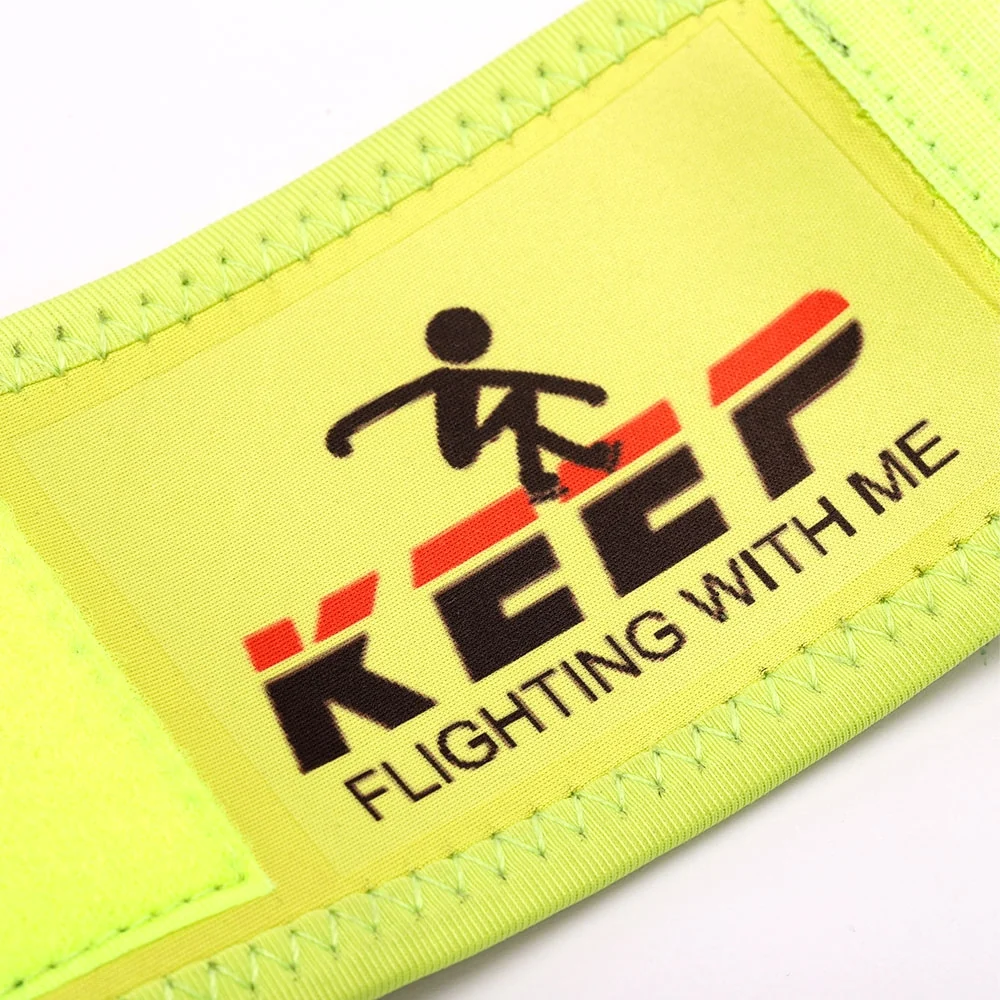 Neoprene Wrist Band Pair - Neon Green - Image 6