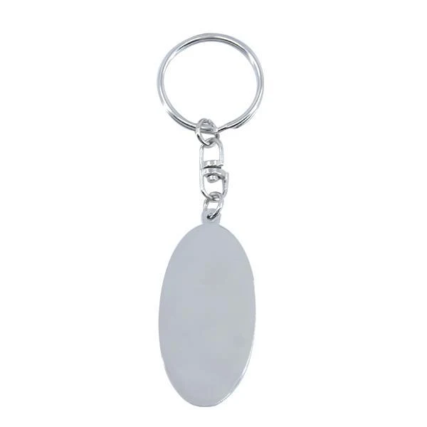 Oval Metal Keyring - Image 3