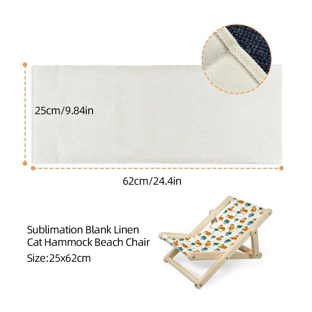 Pet Deckchair - Linen - Image 2