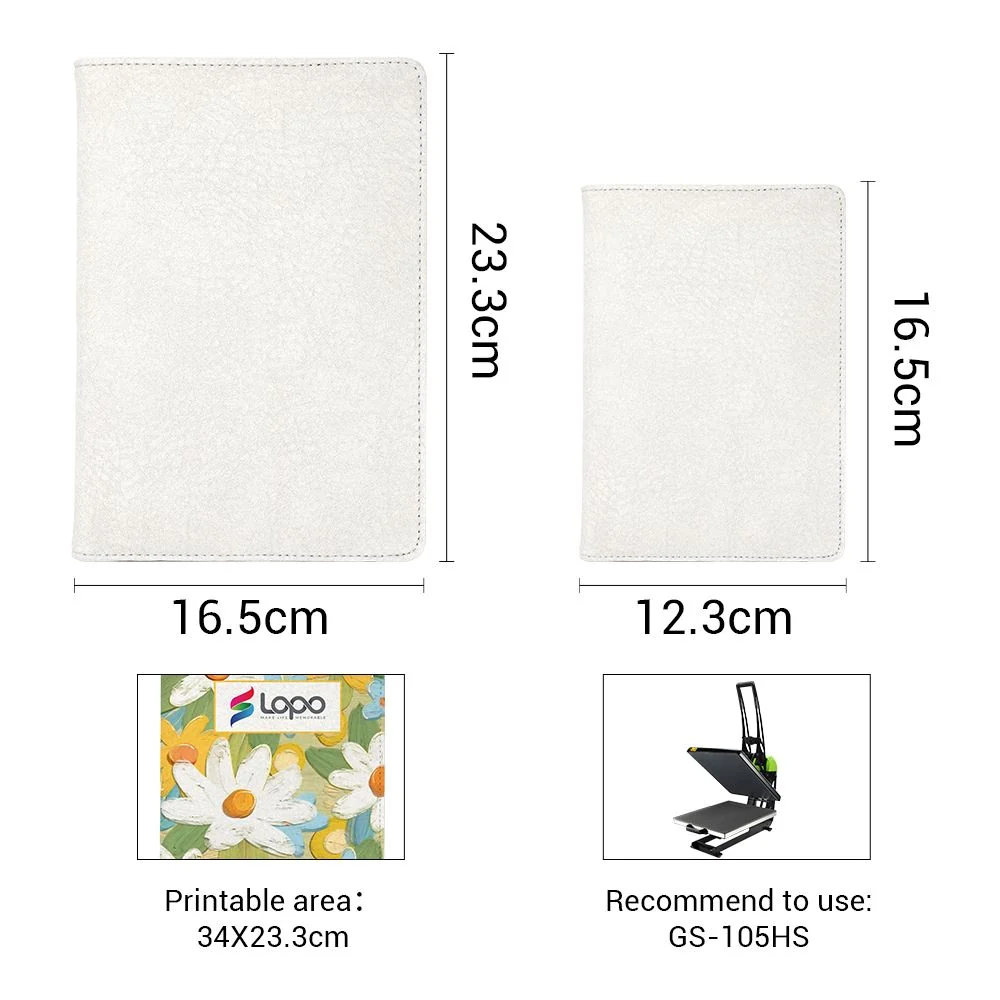 Poly PU Notebook A5 - White - Image 5