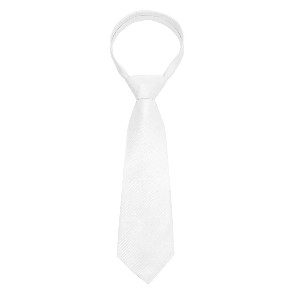 Premium Mens White Tie with gift box - Image 7