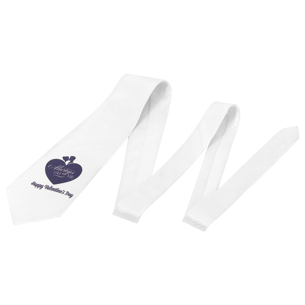 Premium Mens White Tie with gift box - Image 9