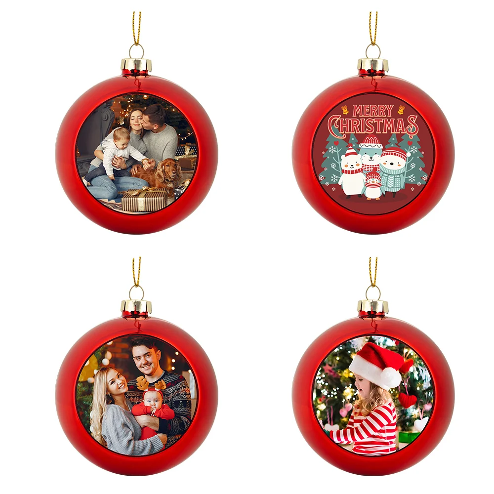 Christmas bauble - Red - Image 5