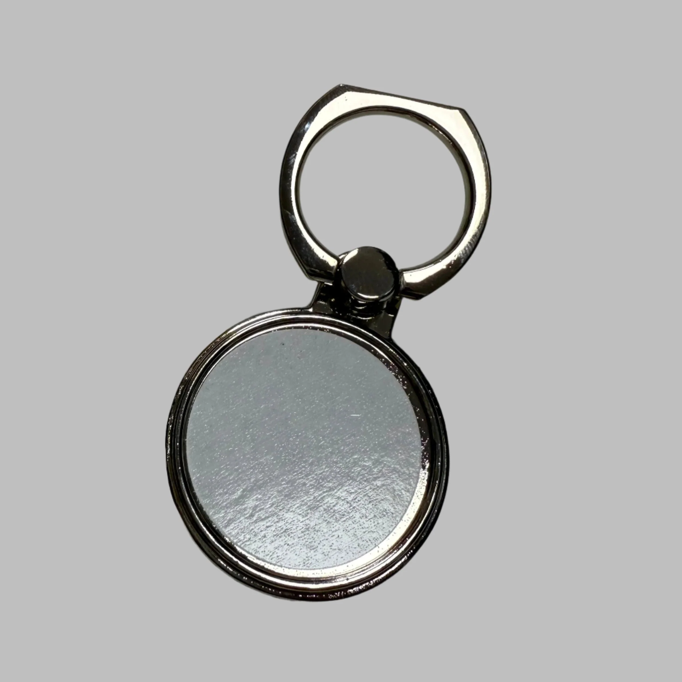 Ring Phone Holder - Round - Silver - Image 2